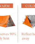Survival Tube Emergency Tent With Whistle