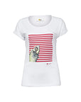 Biggdesign Pistachio Crew Neck Womens T-Shirt
