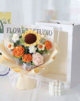 Artificial Knitting Flowers Bouquet