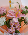 Artificial Knitting Flowers Bouquet