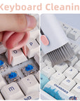 7-In-1 Computer Keyboard Cleaning Brush Kit Electronics Cleaner Kit Bluetooth Earphone Cleaning Pen for Headset Cleaning Tools