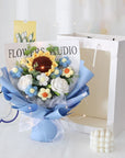 Artificial Knitting Flowers Bouquet