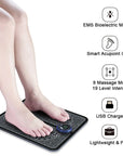 Electric EMS Foot Massager Pad