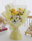 Artificial Knitting Flowers Bouquet