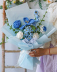 Artificial Knitting Flowers Bouquet